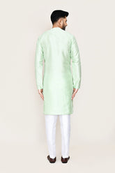 Mint Green Kurta with Straight Fit Pant